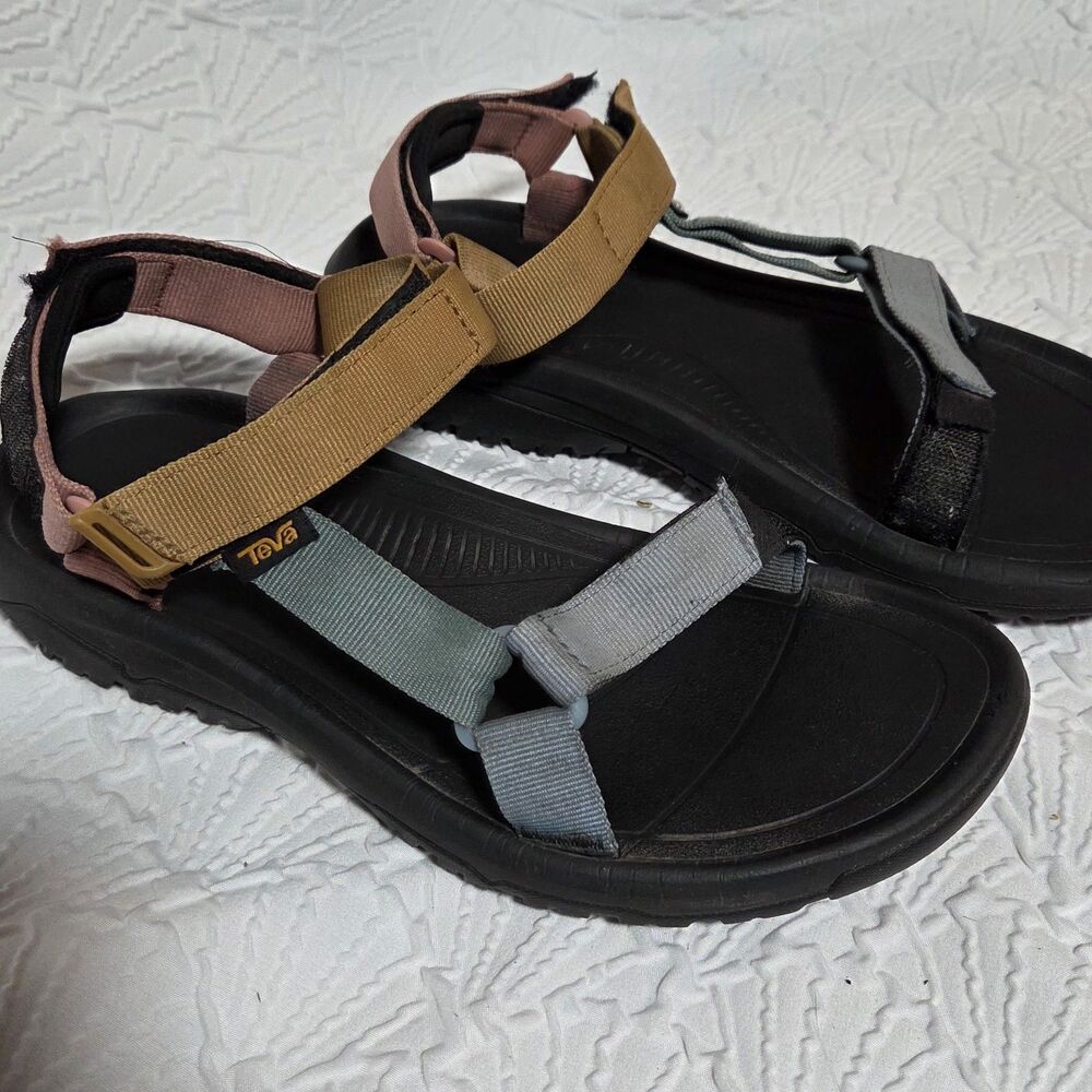 Teva Hurricane XLT2 Pastel Multi Color Sport Sandals Gorpcore Womens Sz 10 Hike